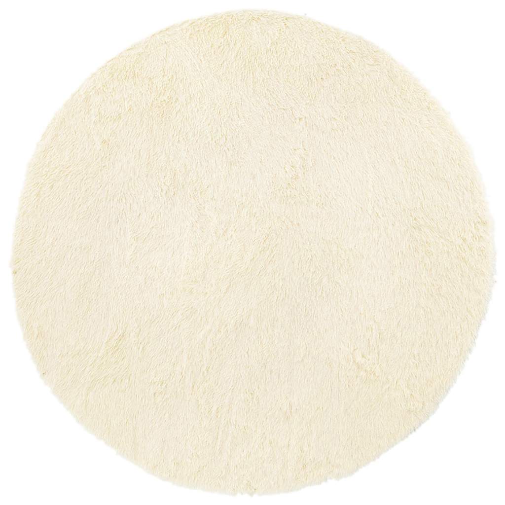 vidaXL Χαλί Shaggy με Ψηλό Πέλος NAVARRA Κρέμα 200x200 εκ. πολυεστέρας