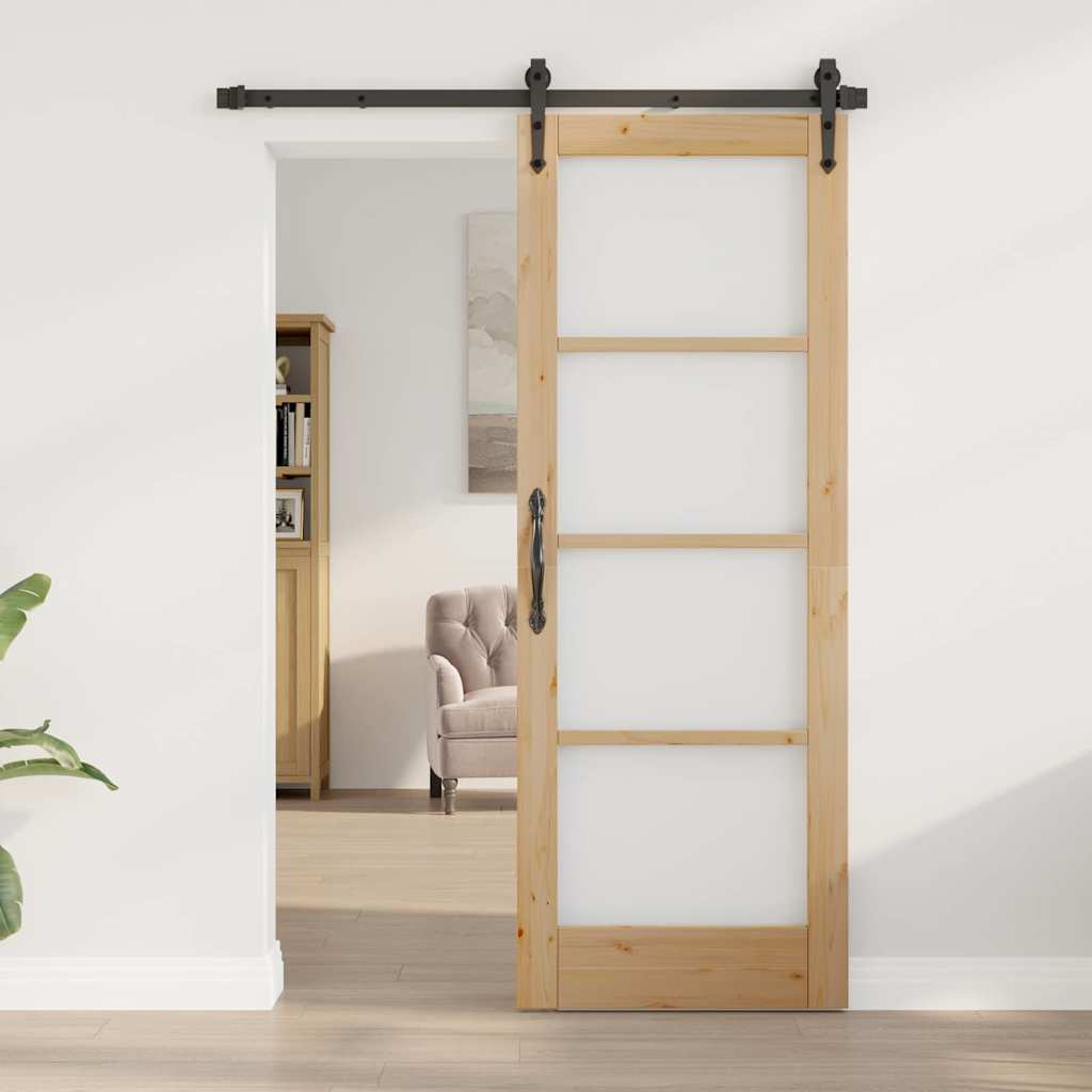 vidaXL Εσωτερική Πόρτα ORKDAL Καφέ 73,5 x 198,5 εκ.
