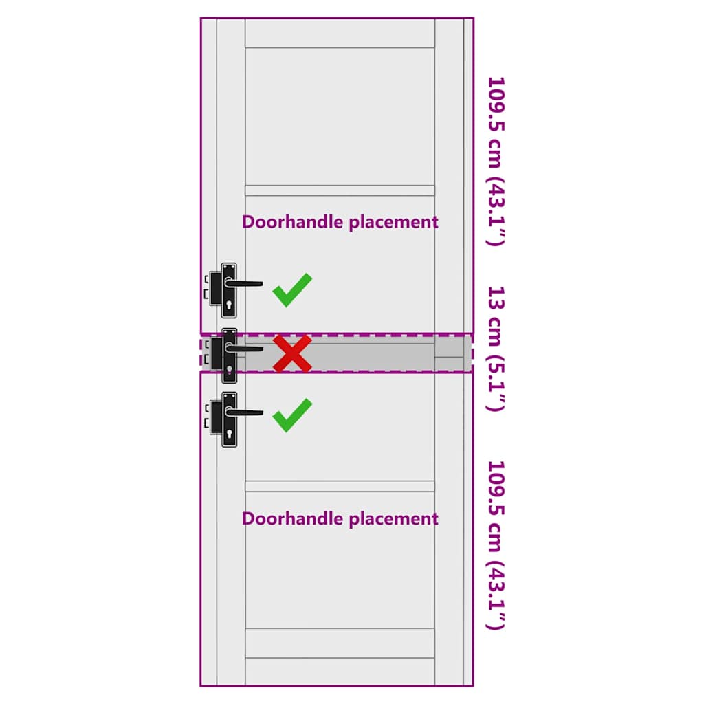 vidaXL Εσωτερική Πόρτα με Γυαλί "ORKDAL" 78x232x4 εκ. Στερεό Ξύλο Πεύκου