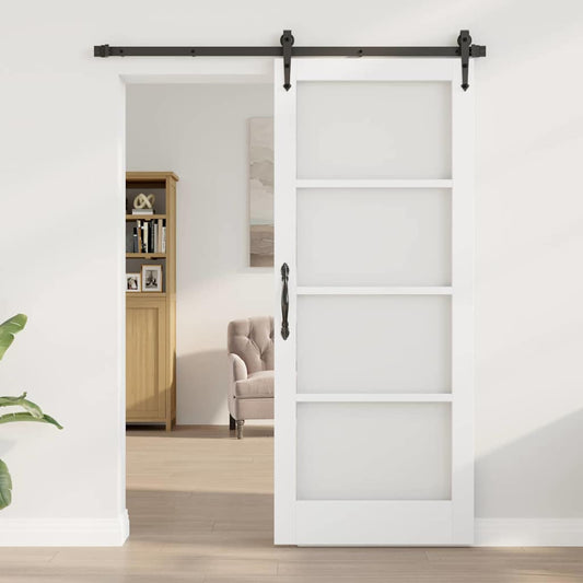 vidaXL Εσωτερική Πόρτα ORKDAL Λευκό Κονιοποιημένο 83 x 202 εκ.