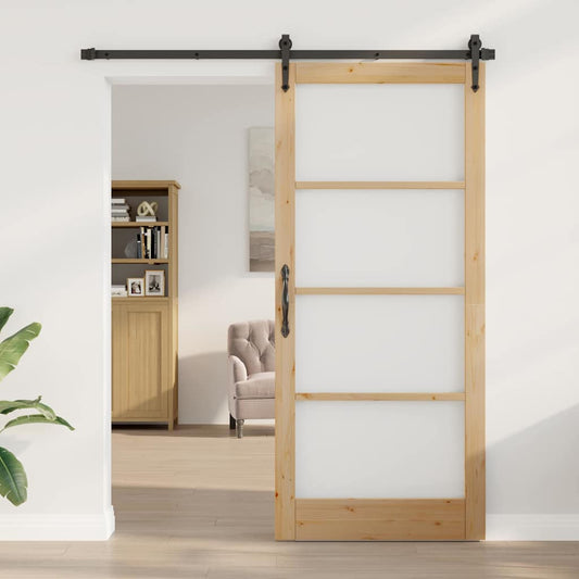 vidaXL Εσωτερική Πόρτα ORKDAL Καφέ 93 x 211 εκ.