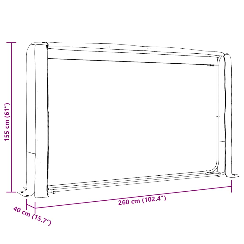 vidaXL Ράφι για καυσόξυλα με κάλυμμα βροχής Γαλβανισμένος χάλυβας