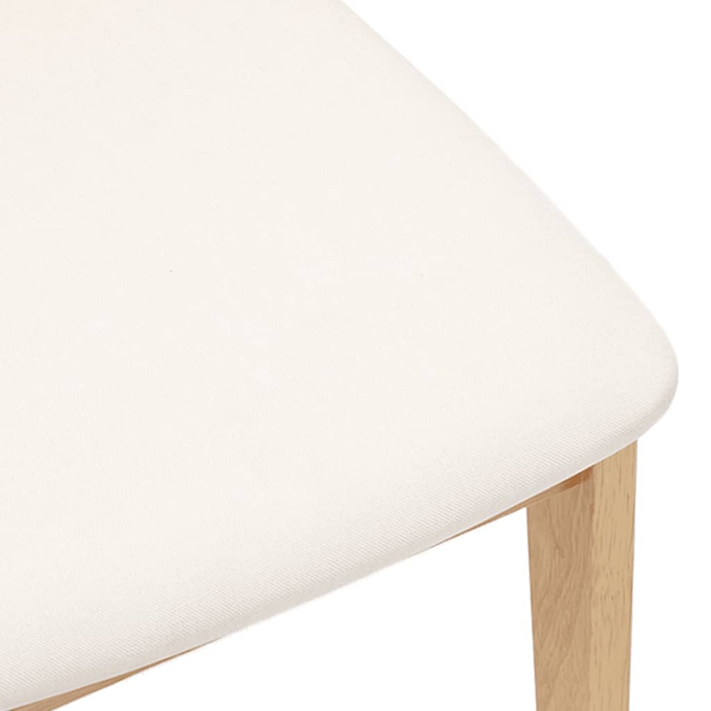 vidaXL Καρέκλες τραπεζαρίας με μαξιλάρια 2 τεμάχια από μασίφ ξύλο