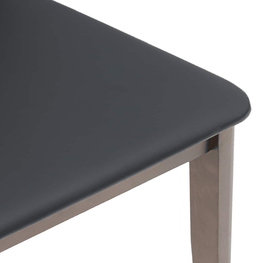 vidaXL Καρέκλες τραπεζαρίας με μαξιλάρια 2 τεμάχια Καφέ μασίφ ξύλο