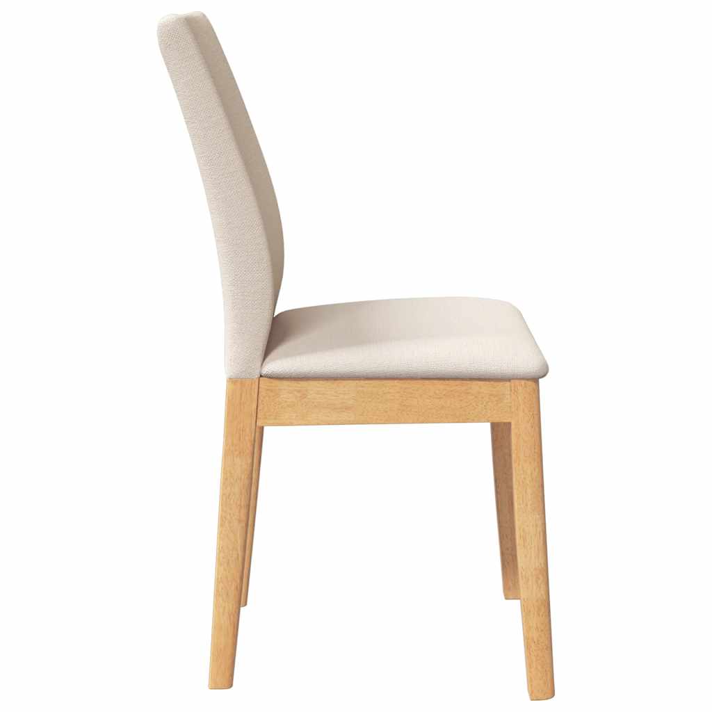 vidaXL Καρέκλες τραπεζαρίας με μαξιλάρια 2 τεμάχια από μασίφ ξύλο