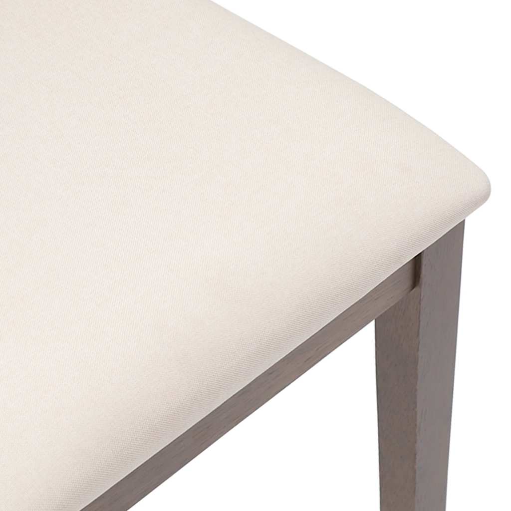 vidaXL Καρέκλες τραπεζαρίας με μαξιλάρια 2 τεμάχια Καφέ μασίφ ξύλο