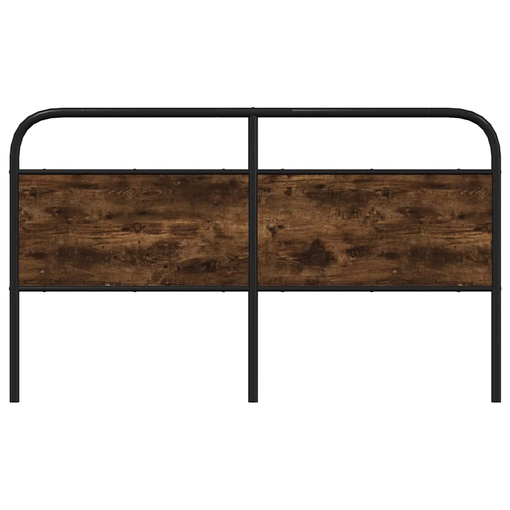 vidaXL Κεφαλάρι Καπνιστή Δρυς 160 εκ. Ατσάλινο/Επεξεργασμένο Ξύλο