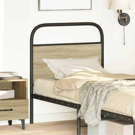 vidaXL Ανταλλακτικό κεφαλάρι Sonoma Δρυς 80 εκ. Ατσάλινο/Επεξεργασμένο Ξύλο
