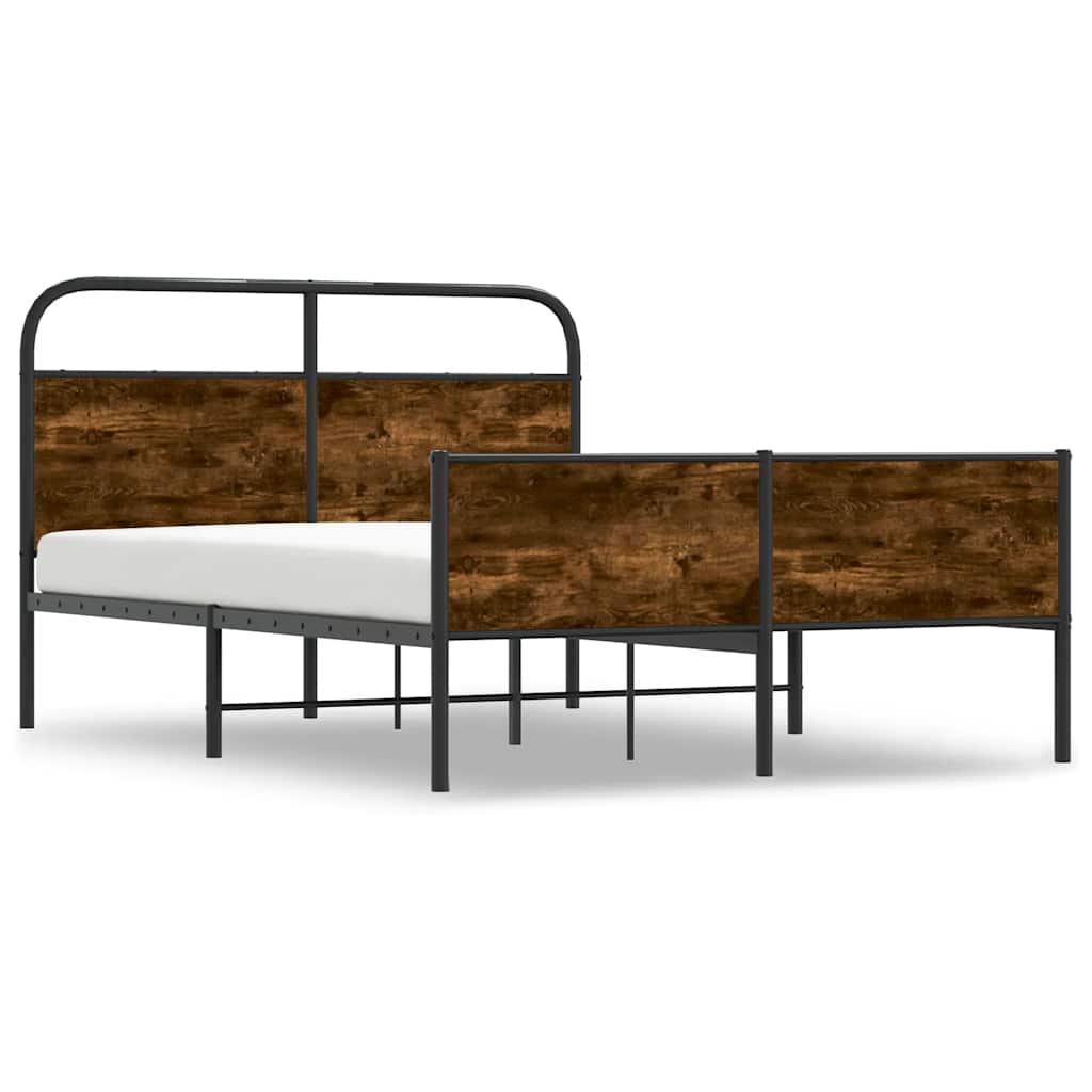vidaXL Πλαίσιο Κρεβατιού Χωρ. Στρώμα Sonoma Δρυς 120x200εκ. Επ. Ξύλο