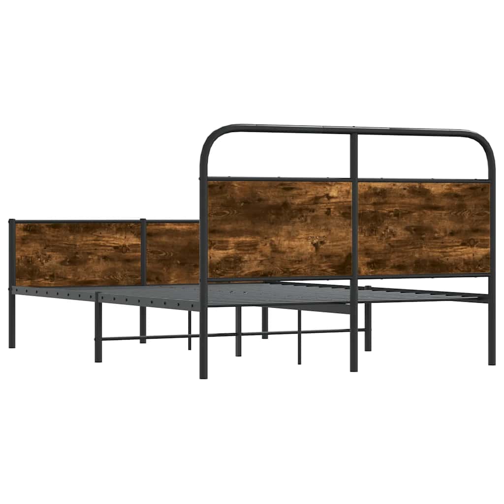 vidaXL Πλαίσιο Κρεβατιού Χωρ. Στρώμα Sonoma Δρυς 120x200εκ. Επ. Ξύλο
