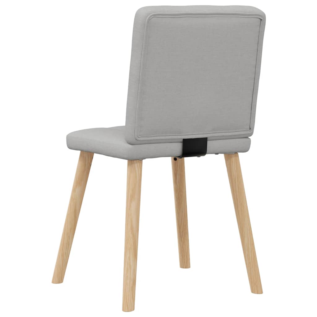 vidaXL Καρέκλες τραπεζαρίας 4 τεμ Cloud Grey Fabric