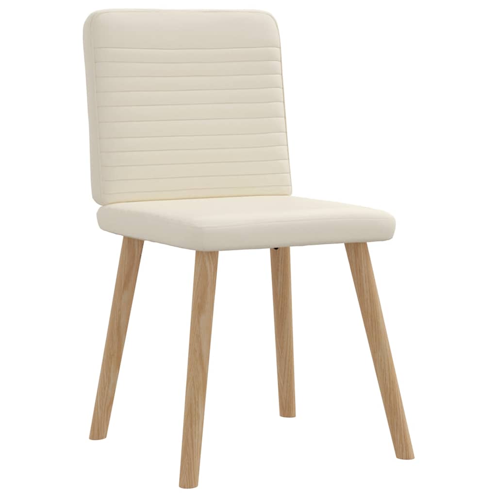 vidaXL Καρέκλες Τραπεζαρίας 4 Τεμ. Λινές