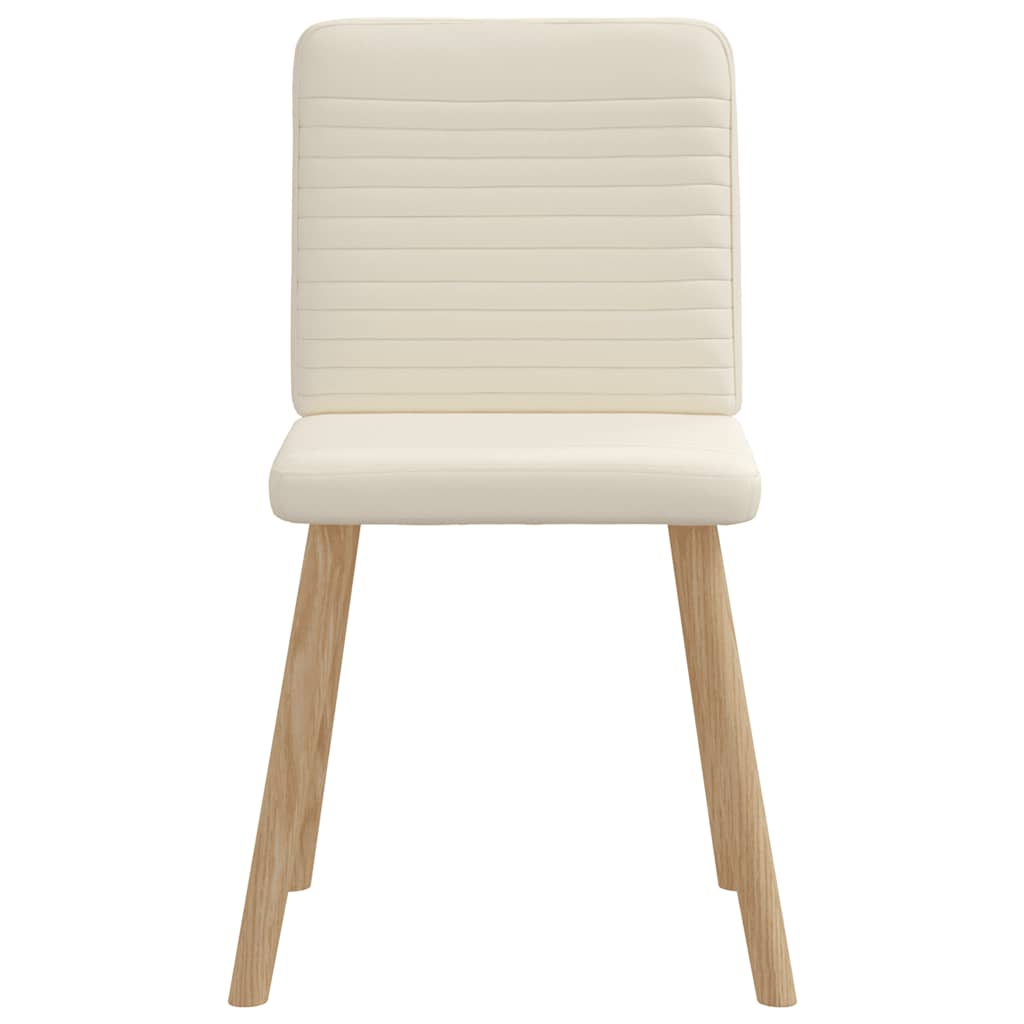 vidaXL Καρέκλες Τραπεζαρίας 4 Τεμ. Λινές