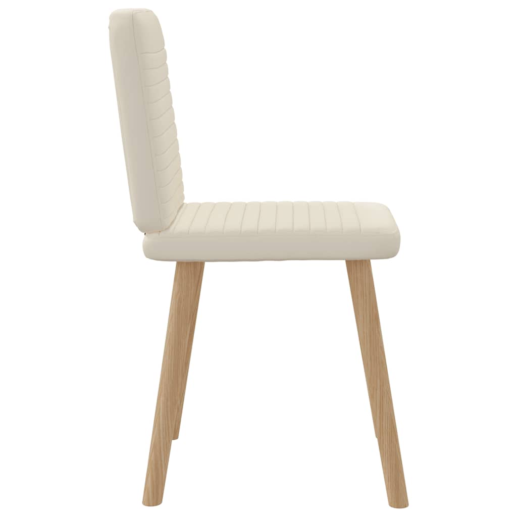 vidaXL Καρέκλες Τραπεζαρίας 4 Τεμ. Λινές