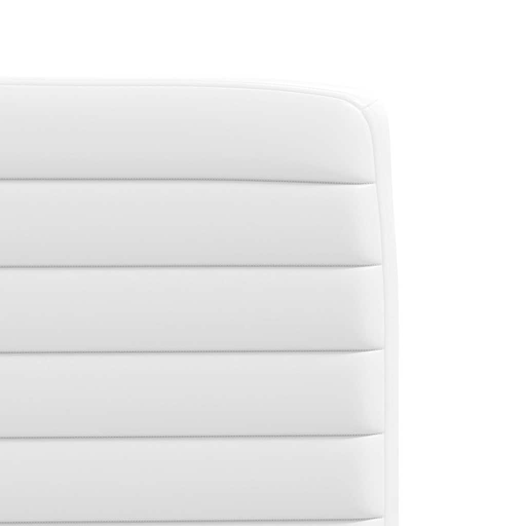 vidaXL Καρέκλες Τραπεζαρίας 4 τεμ. Λευκές από Συνθετικό Δέρμα