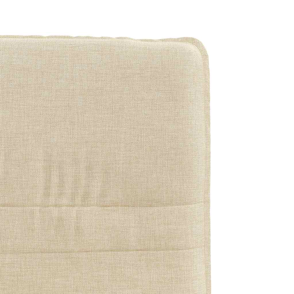 vidaXL Καρέκλες Τραπεζαρίας 4 τεμ. Κρεμ Υφασμάτινες