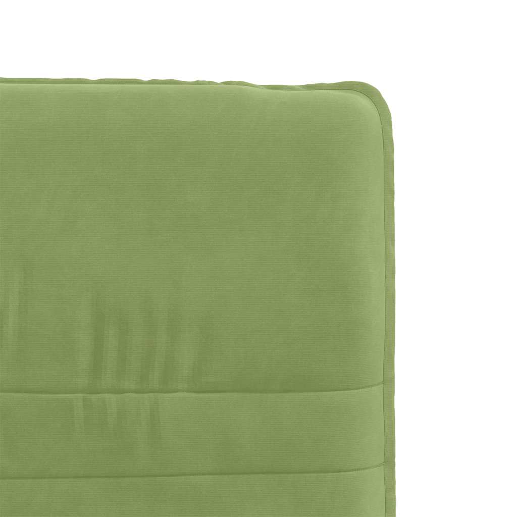 vidaXL Καρέκλες Τραπεζαρίας 2 τεμ. Ανοιχτό Πράσινο Βελούδινες