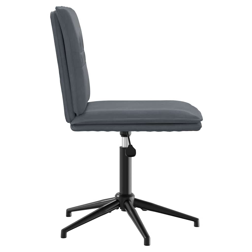 vidaXL Καρέκλες Τραπεζαρίας 4 Τεμ. Σκούρο. Γκρι Βελούδινες