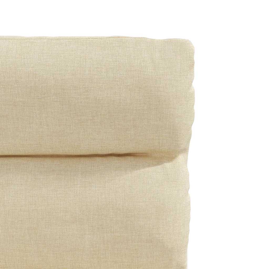 vidaXL Καρέκλες Τραπεζαρίας 6 τεμ. Κρεμ Υφασμάτινες