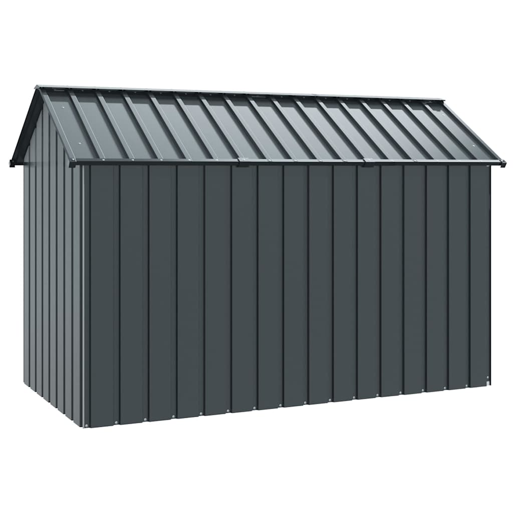 vidaXL Κλουβί Πουλιών με αποθήκευση Ανθρακί 215 x 112 x 141 εκ.