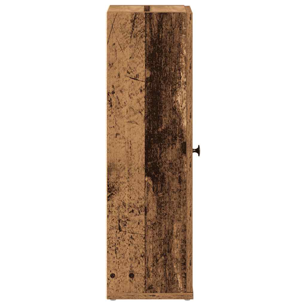 vidaXL Ντουλάπι μπάνιου με θήκη για ρολά 20,5x22x72 εκ.