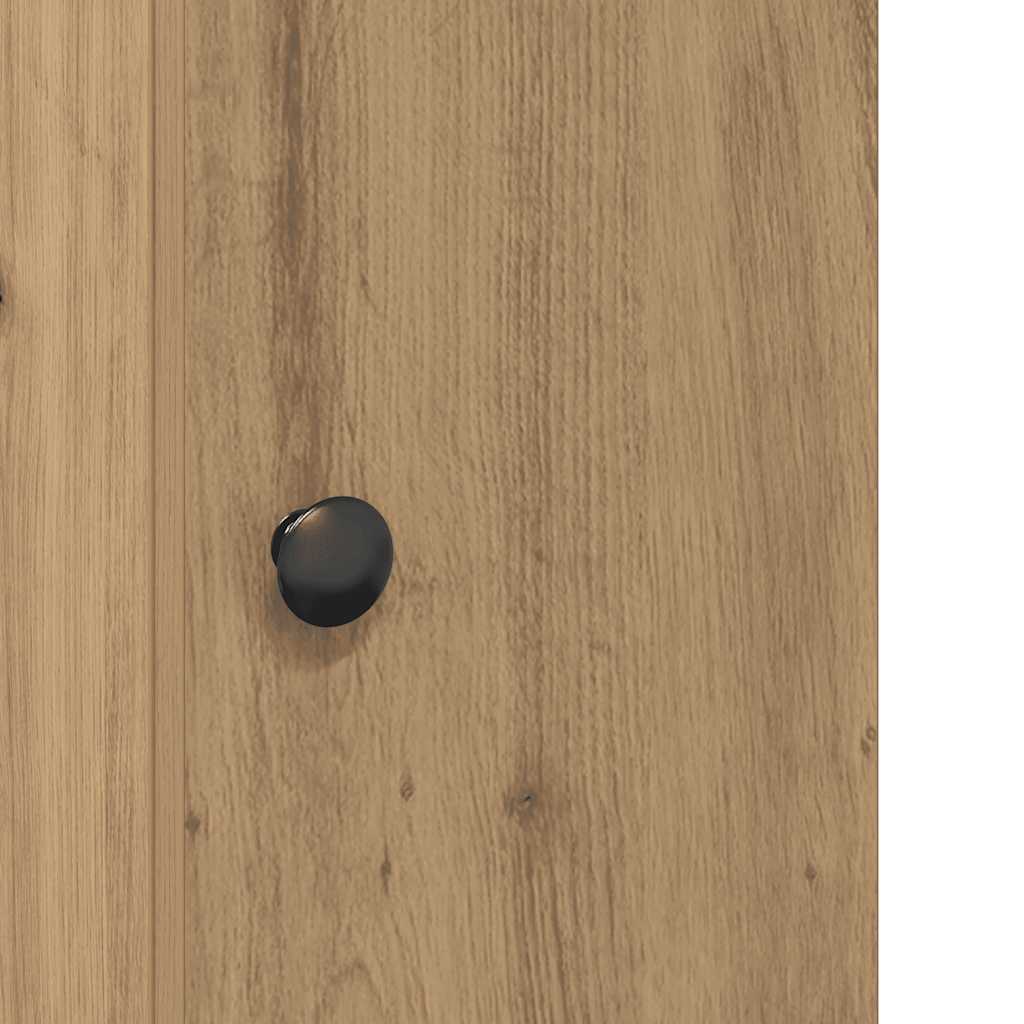 vidaXL Ντουλάπι μπάνιου με θήκη για ρολό Αρτισιανή Δρυς 20,5x22x72 εκ.