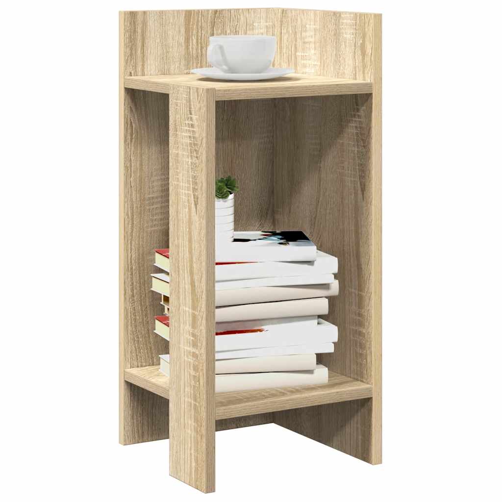 vidaXL Τραπεζάκια 2 τεμ. με ράφι Sonoma Δρυς 25,5x27x60 εκ.