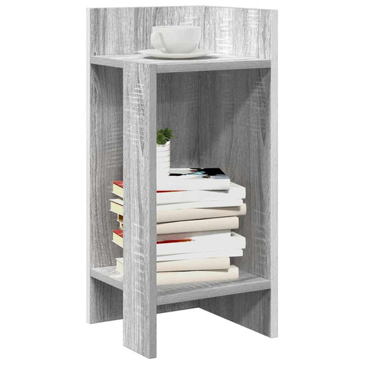 vidaXL Τραπεζάκι με ράφι Γκρι Sonoma 25,5x27x60 εκ.
