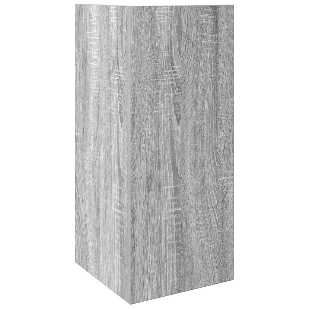 vidaXL Τραπεζάκια 2 τεμ. με ράφι Γκρι Sonoma 25,5x27x60 εκ.
