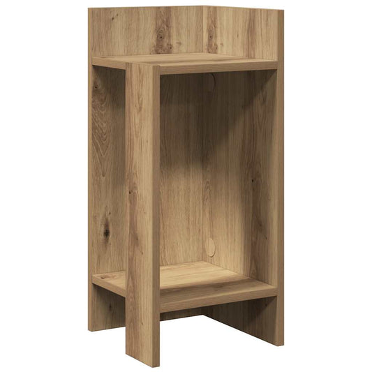 vidaXL Τραπεζάκι με ράφι Αρτισιανή Δρυς 25,5x27x60 εκ.
