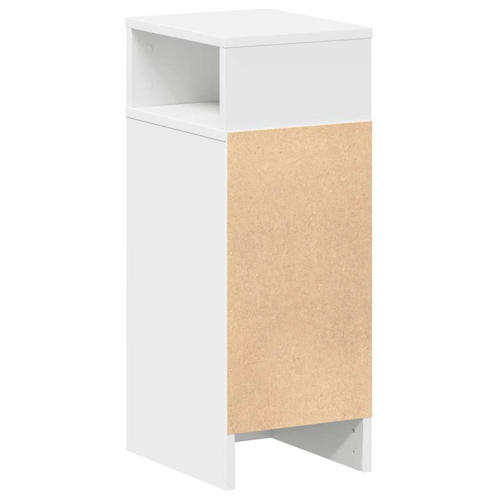 vidaXL Κομοδίνα 2 τεμάχια με συρτάρι Λευκό 25x31x66 cm