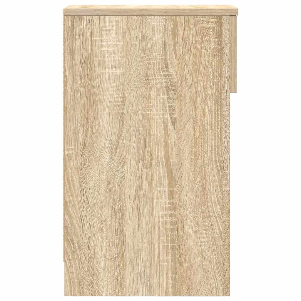 vidaXL Κομοδίνο με συρτάρι Sonoma Δρυς 20x36x60 εκ.