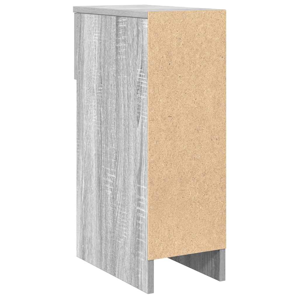vidaXL Κομοδίνο με συρτάρι Γκρι Sonoma 20x36x60 εκ.