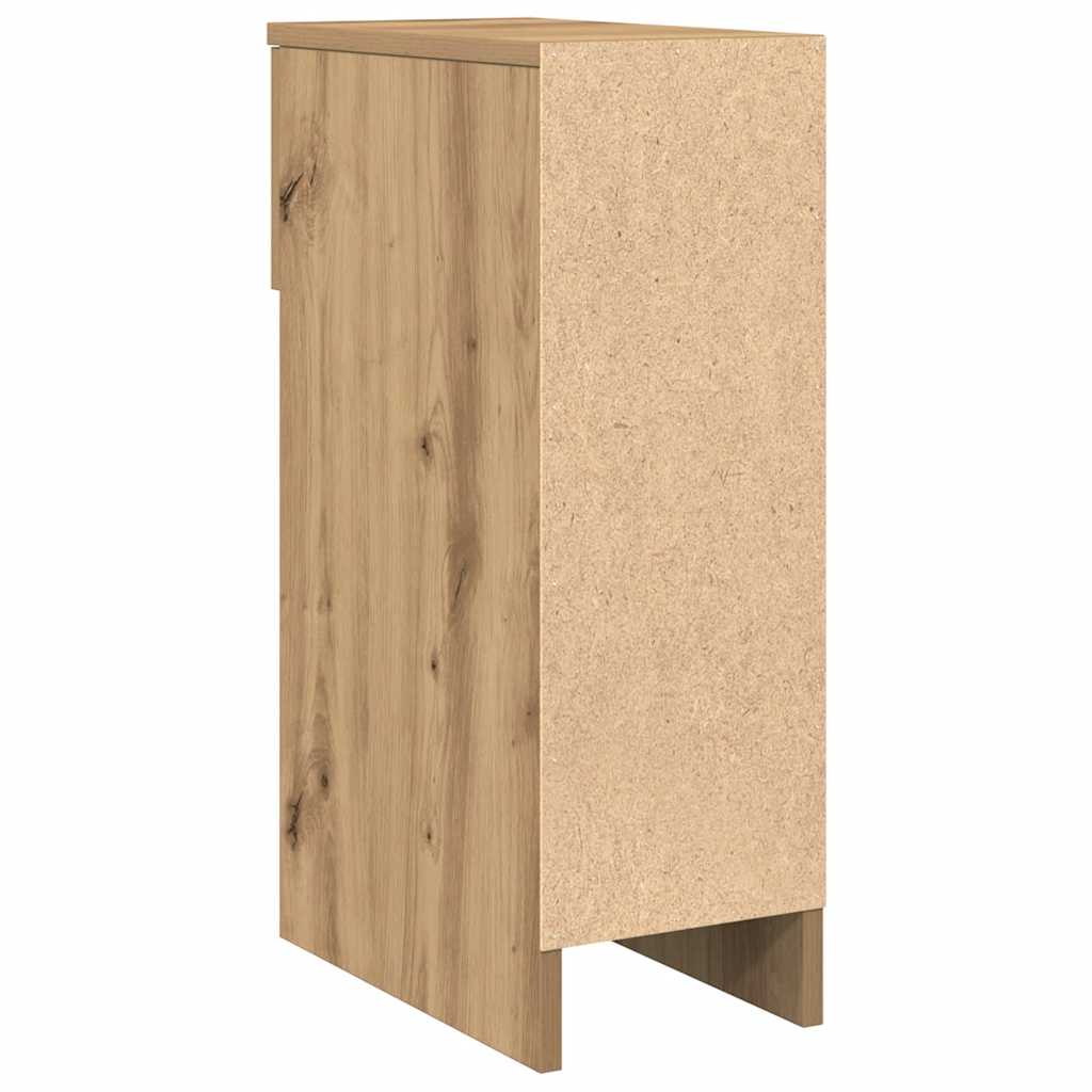 vidaXL Κομοδίνο με συρτάρι Αρτισιανή Δρυς 20x36x60 εκ.