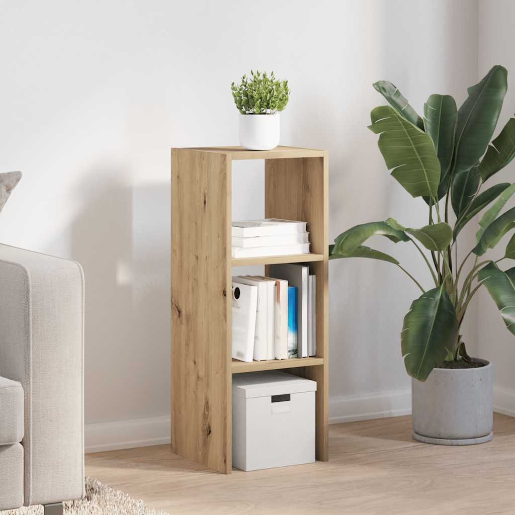 vidaXL Βιβλιοθήκη Στοιβαζόμενα Αρτισιανή Δρυς 30x30x80 εκ. Επεξ. Ξύλο