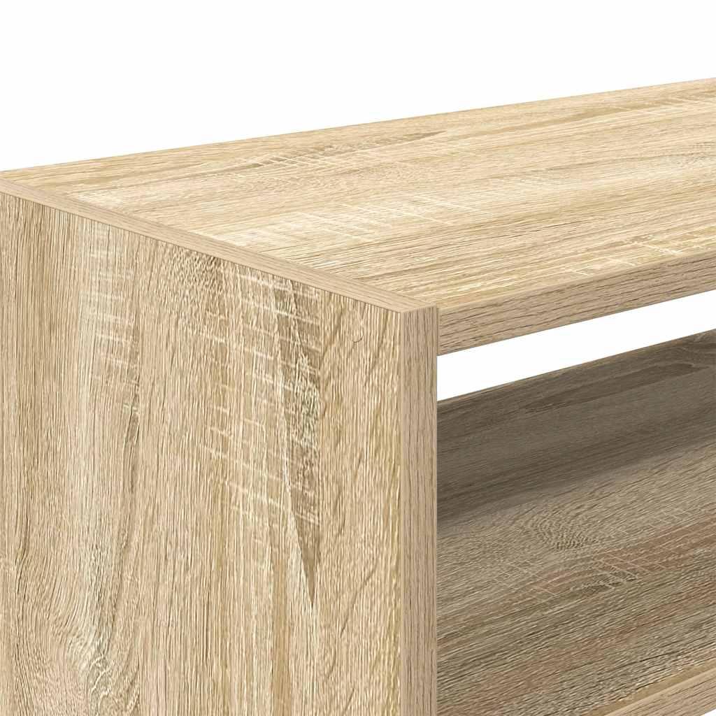 vidaXL Ράφι παπουτσιών στοιβαζόμενο Sonoma Oak 60x30x30,5 cm