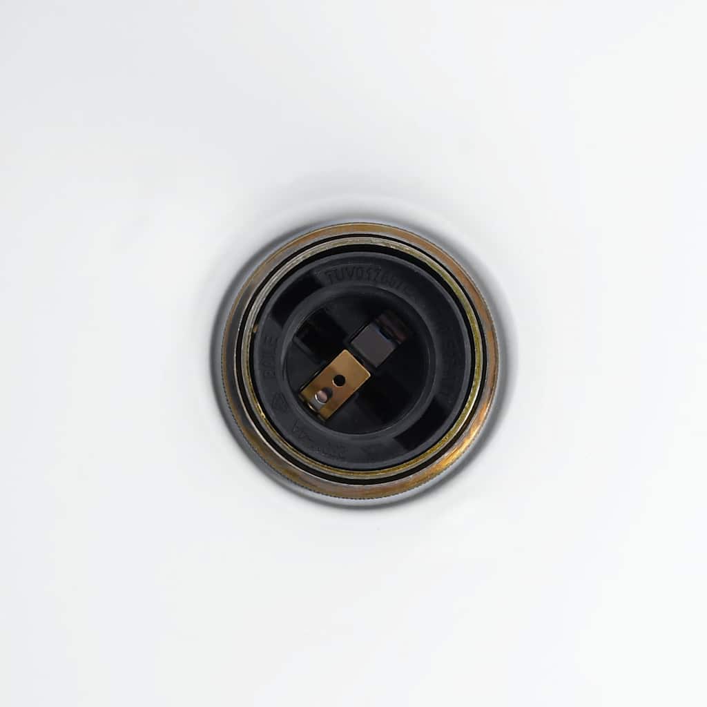 vidaXL Κρεμαστό φωτιστικό ρυθμιζόμενου ύψους E27 Ø 22 cm Μεταλλικό