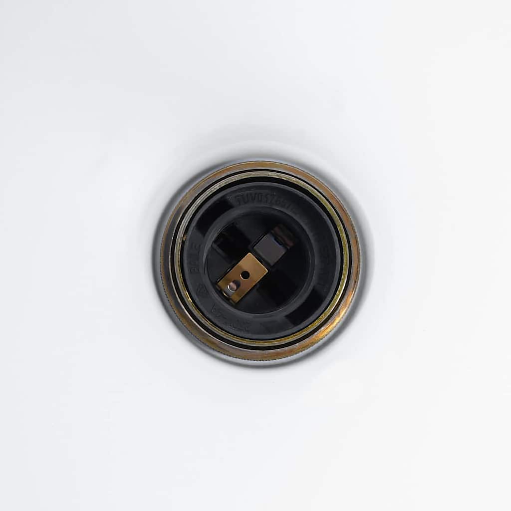 vidaXL Κρεμαστό φωτιστικό ρυθμιζόμενου ύψους E27 Ø 22 cm Μεταλλικό