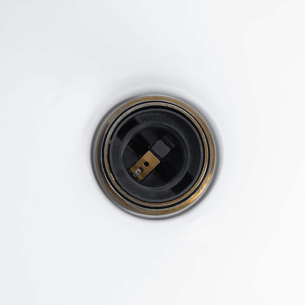 vidaXL Κρεμαστό φωτιστικό ρυθμιζόμενου ύψους E27 Ø 22 cm Μεταλλικό