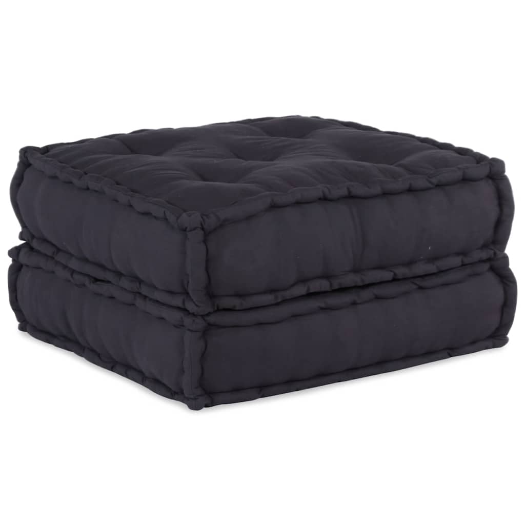 vidaXL Modular Pouffe Anthracite 70x70x36 ύφασμα
