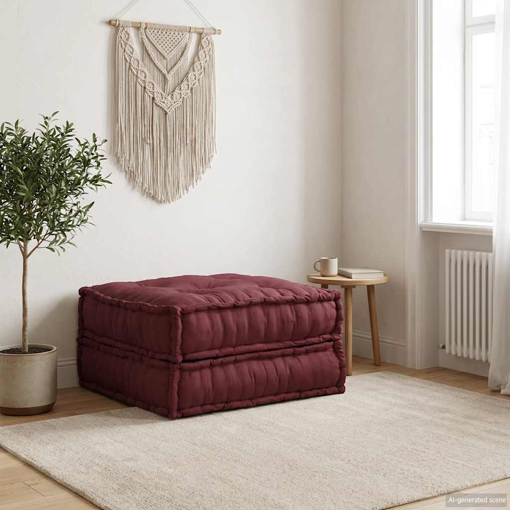 vidaXL Μοντέρνο Καναπέ Σετ Καφέ 70x70x36 Ύφασμα
