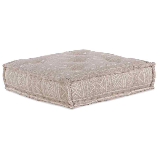 vidaXL Αρθρωτός Καναπές Γεωμετρικό Ανοιχτό καφέ 70 x 70 x 36 εκ ύφασμα