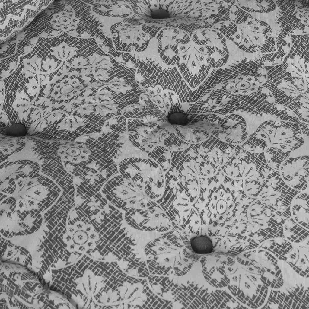 vidaXL Αρθρωτός Καναπές Γεωμετρικό Ανοιχτό γκρι 70 x 70 x 54 εκ ύφασμα