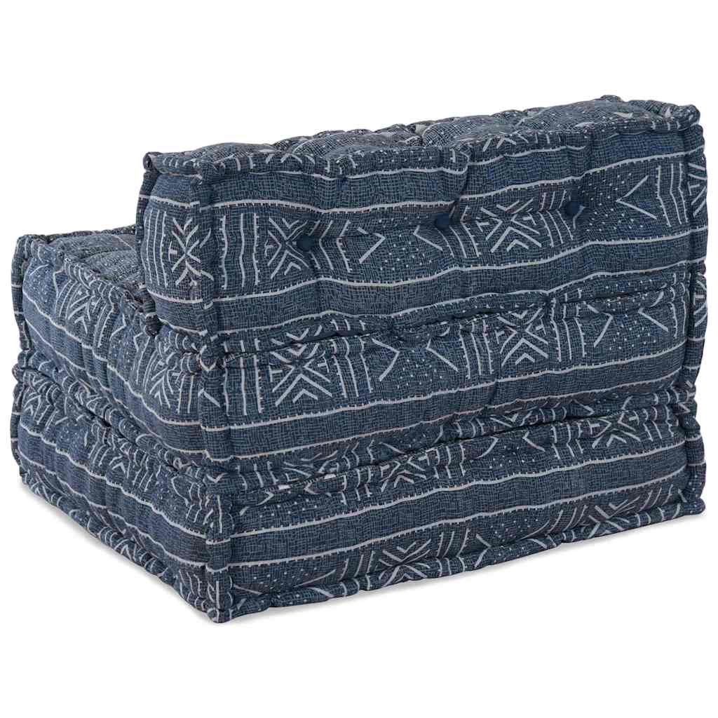 vidaXL Αρθρωτός Καναπές Γεωμετρικό Ινδικο 70 x 70 x 54 εκ ύφασμα