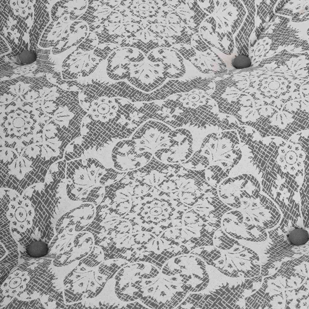 vidaXL Μαξιλάρι για καναπέ παλέτας Ανοιχτό γκρι ύφασμα