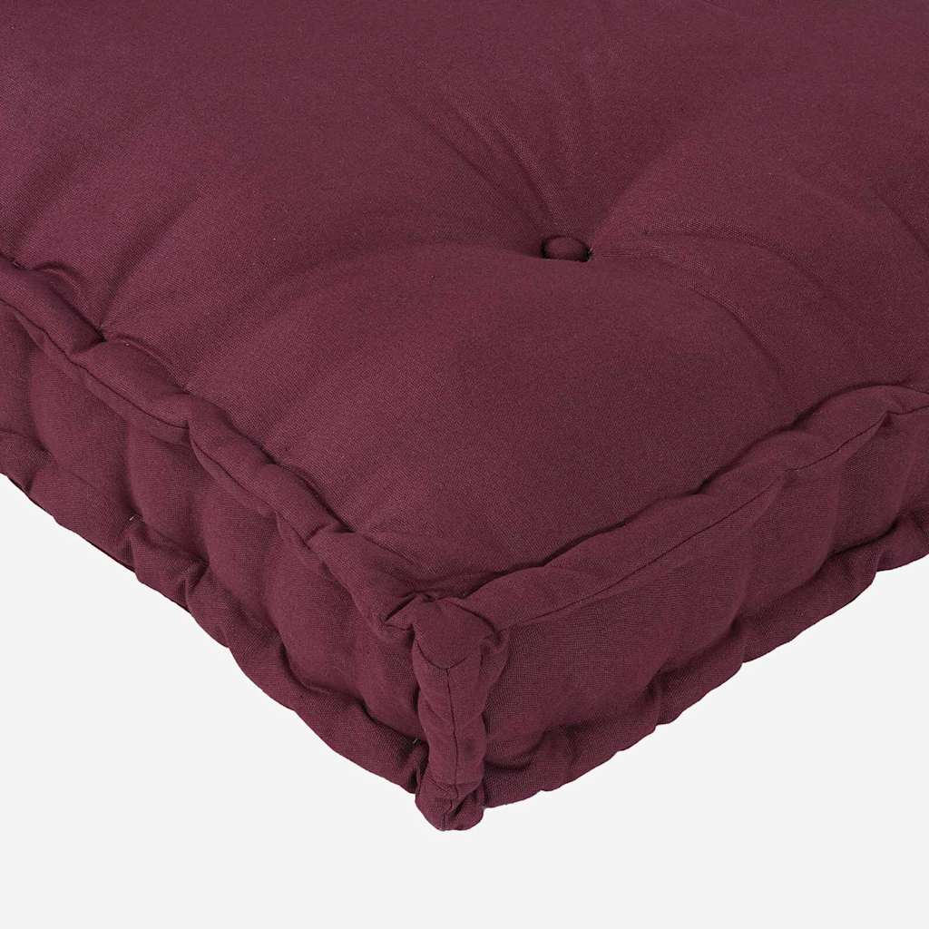 vidaXL Μαξιλάρι για καναπέ παλέτας 2 pcs Καφετί 120 x 80 x 38 εκ.