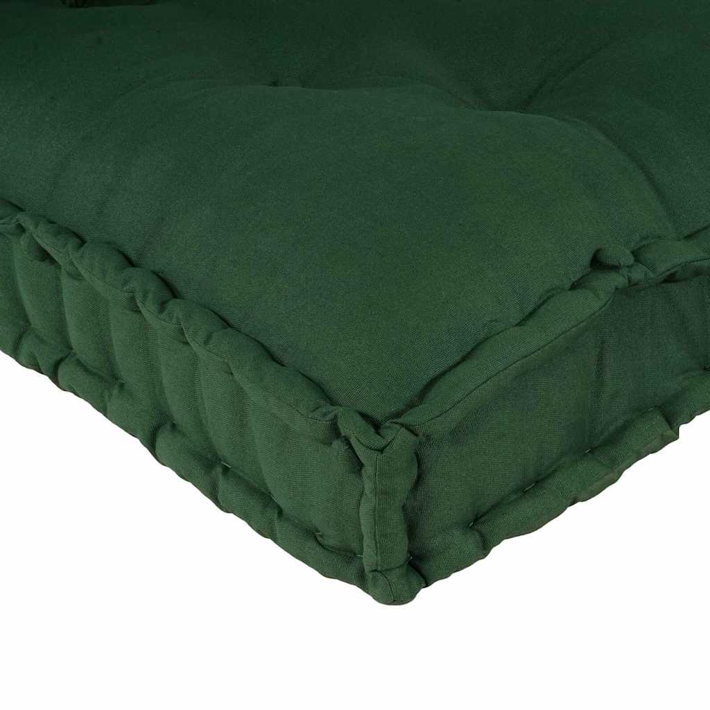 vidaXL Μαξιλάρι για καναπέ παλέτας 3 pcs Πράσινο 120 x 80 x 38 εκ.