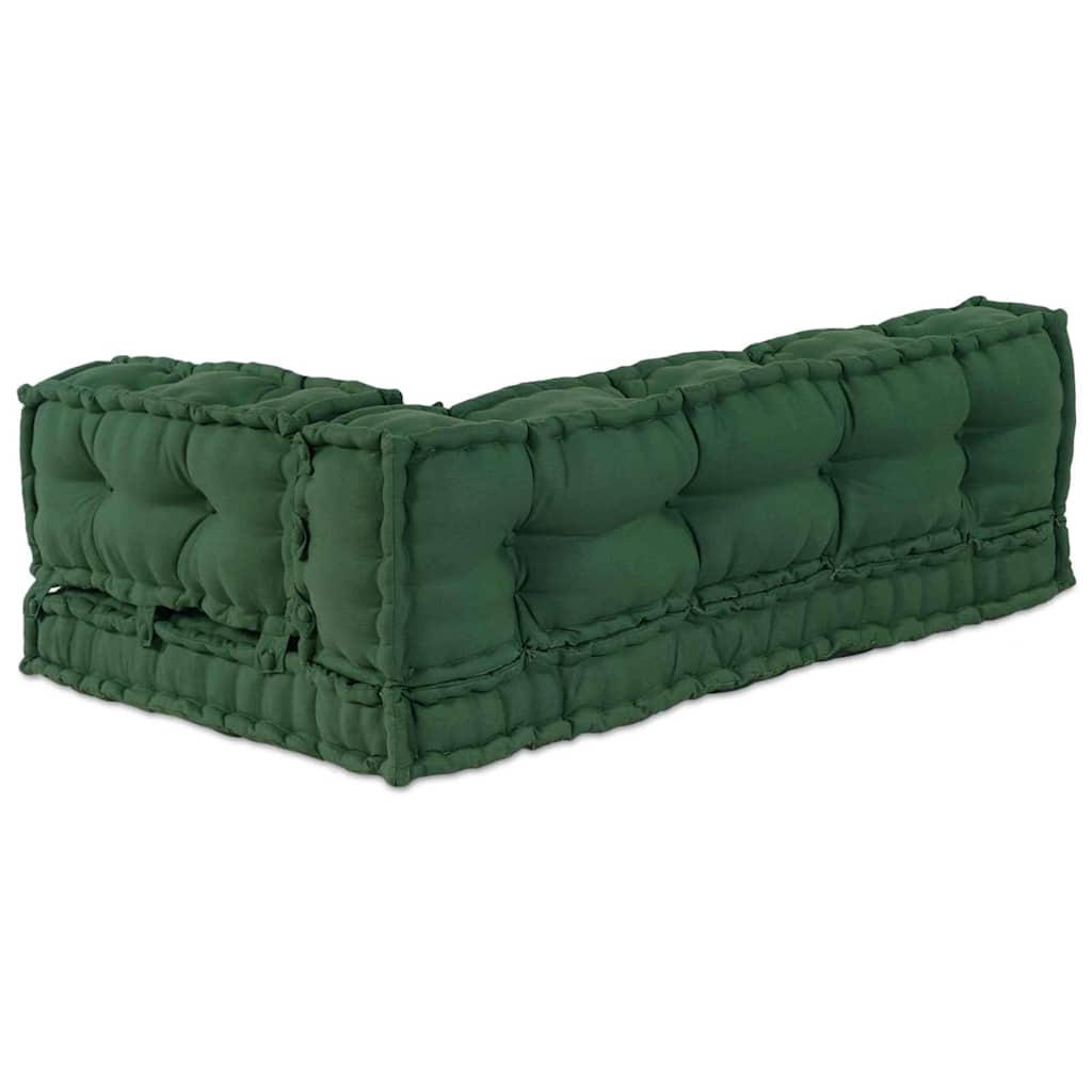 vidaXL Μαξιλάρι για καναπέ παλέτας 3 pcs Πράσινο 120 x 80 x 38 εκ.