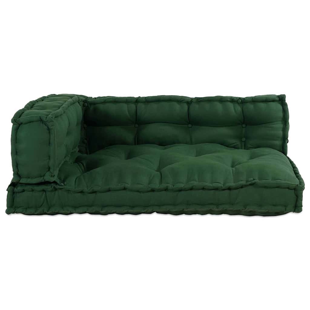 vidaXL Μαξιλάρι για καναπέ παλέτας 3 pcs Πράσινο 120 x 80 x 38 εκ.