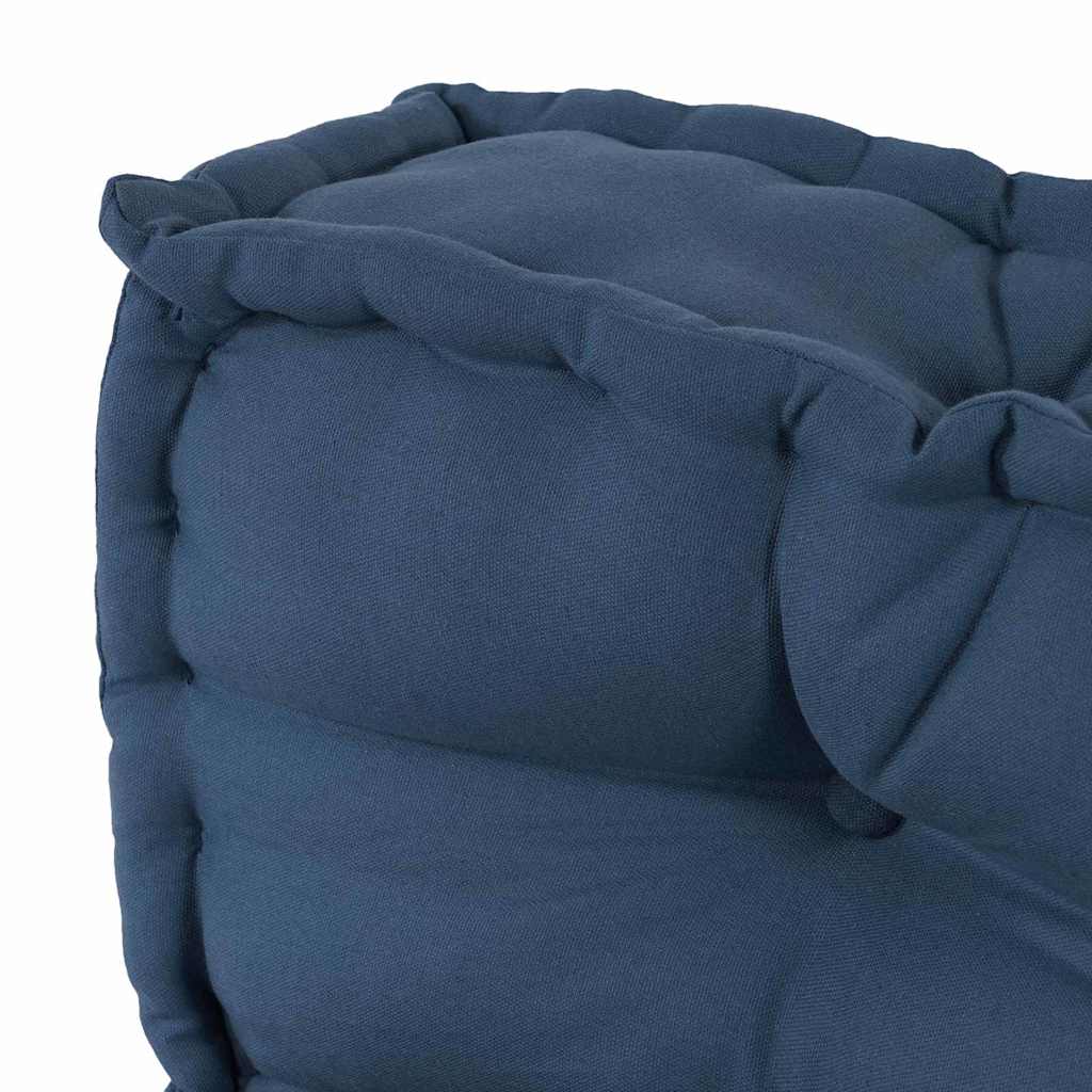 vidaXL Μαξιλάρι για καναπέ παλέτας 2 pcs Ινδικο 120 x 80 x 38 εκ.